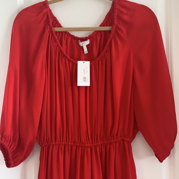 NWT JOIE Silky Boho Dress (S) - Picture 7 of 11